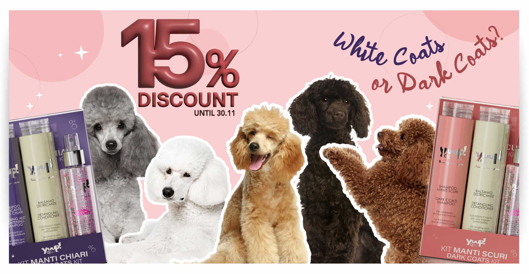 Promo manti scuri e chiari 15% sui prodotti Home